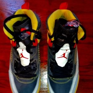 AIR JORDAN SPIZIKE Sneakers Size:12 Gray Multicolored